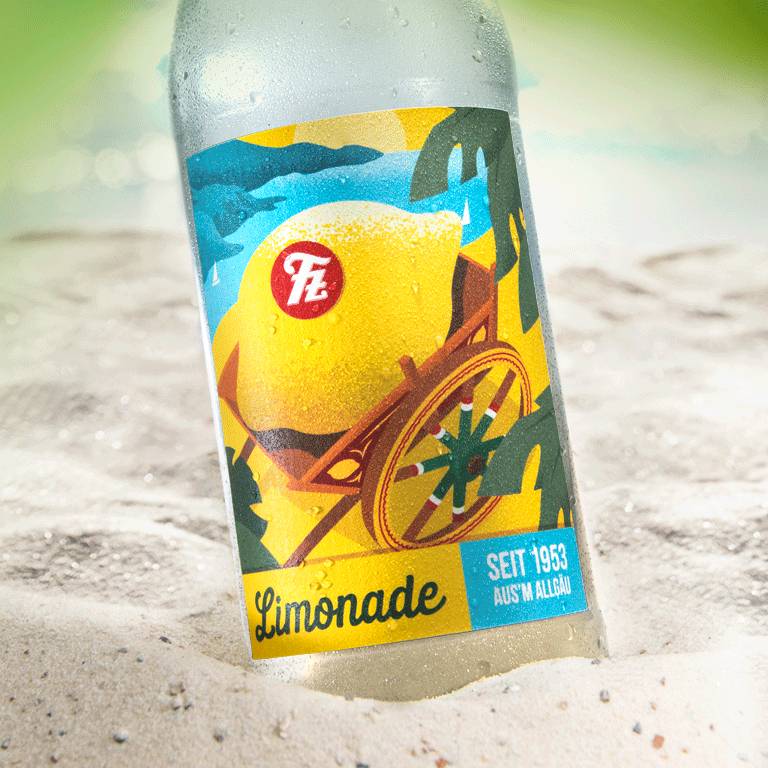 Thumbnail for Verpackungsdesign für das Getränkesortiment von FZ