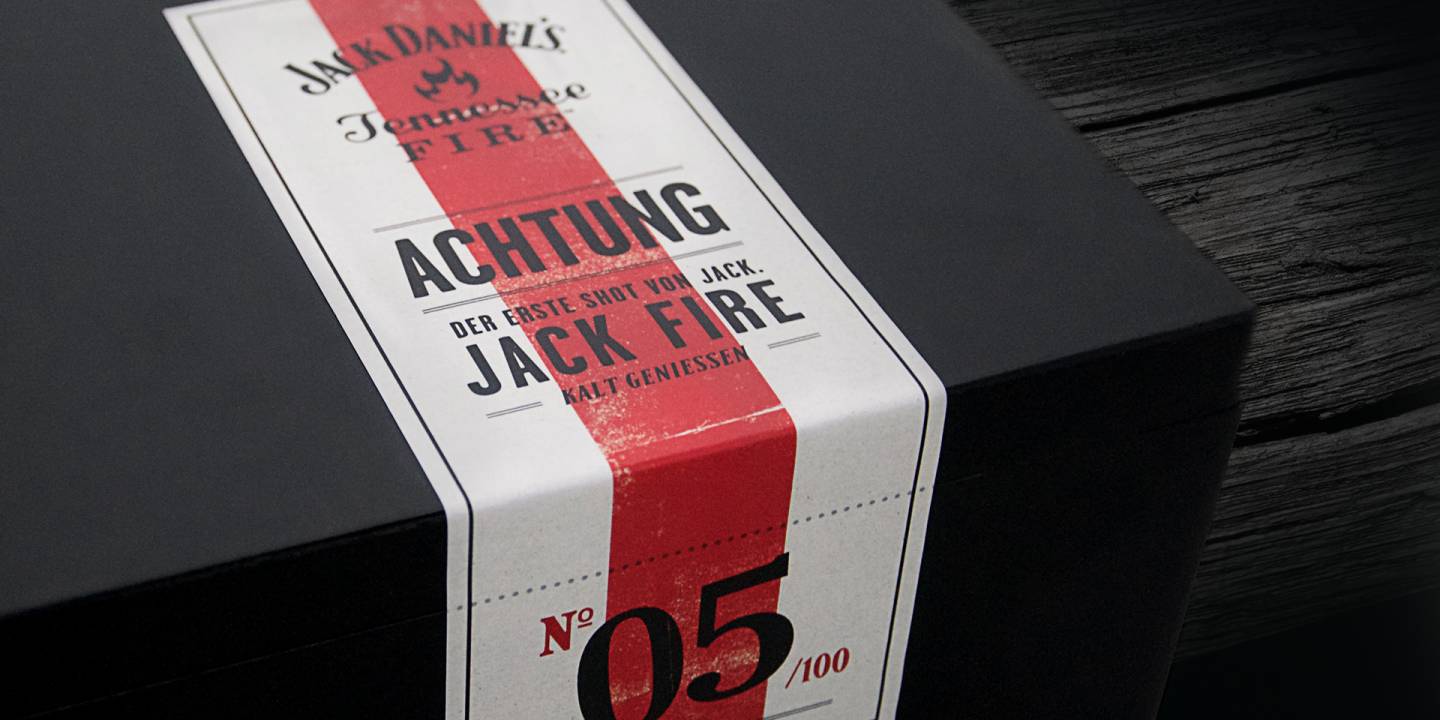 Thumbnail for Jack Daniel’s Tennessee Fire Limited Edition Spirituosen Design