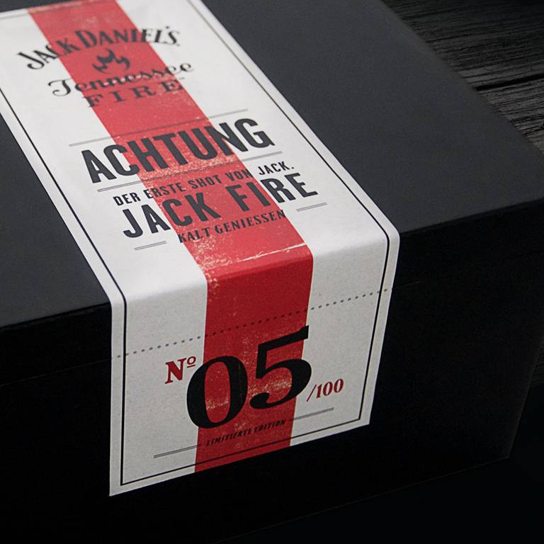 Thumbnail for Jack Daniel’s Tennessee Fire Limited Edition Spirituosen Design