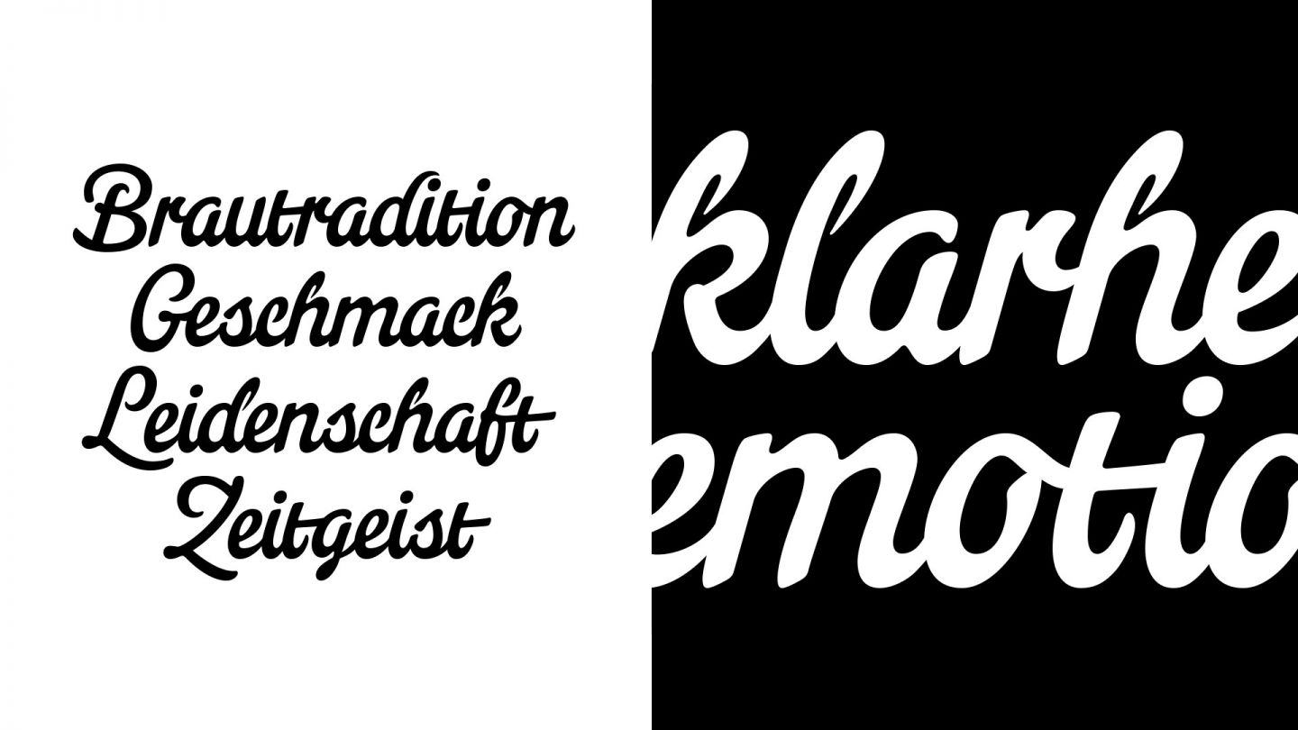 exclusive typeface