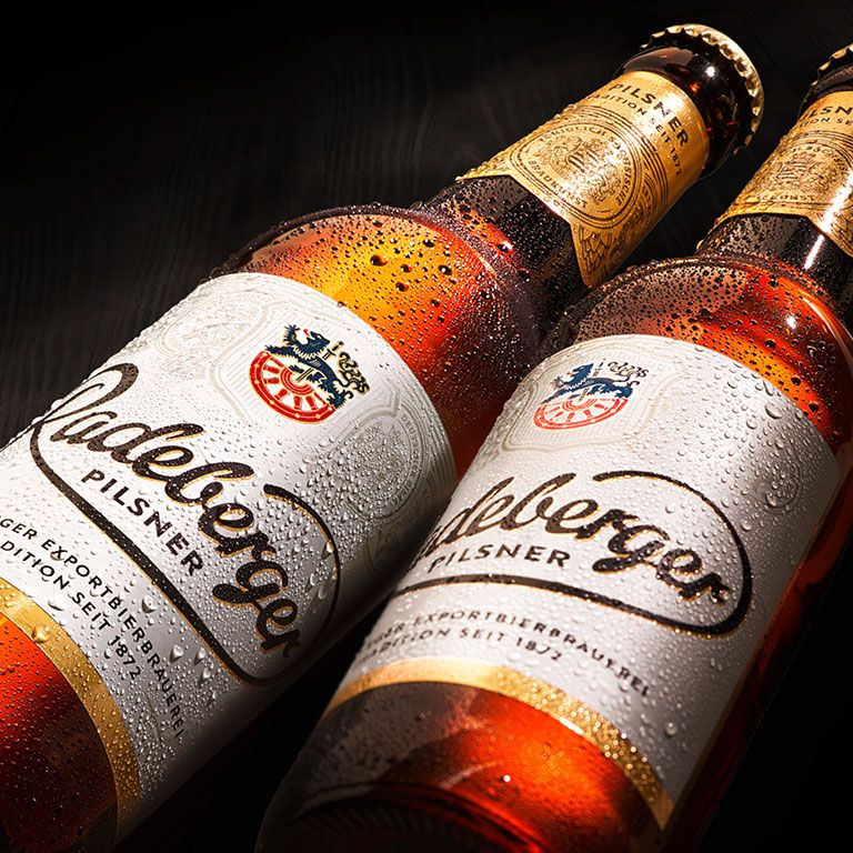 Radeberger Packaging Design