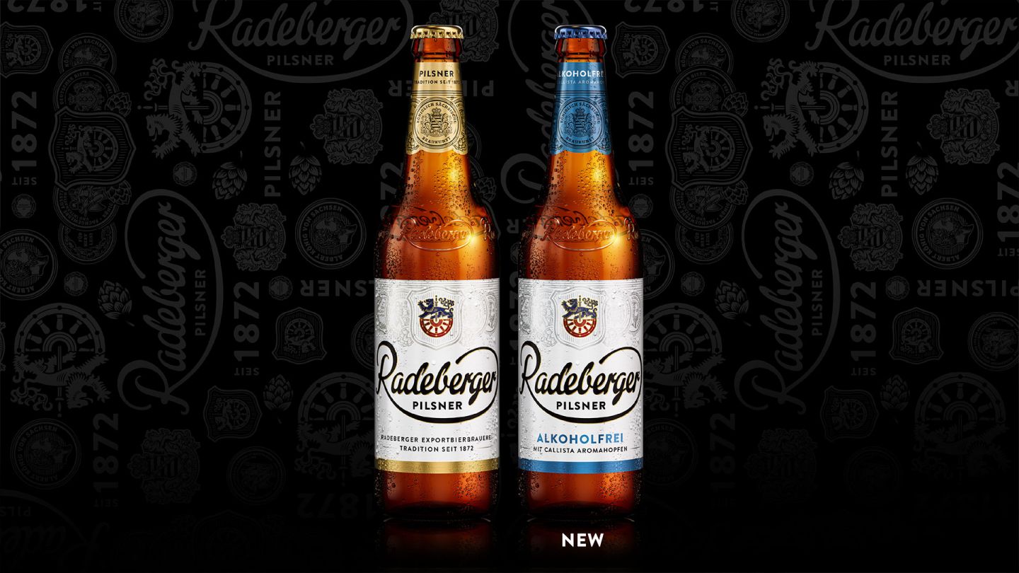 New Radeberger Packaging Design