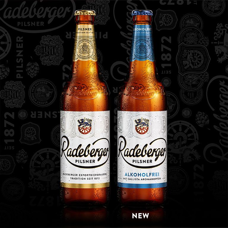 New Radeberger Packaging Design