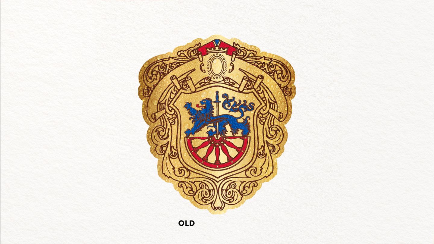 old Radeberger Logo Design