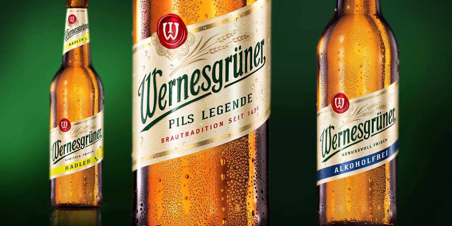 Thumbnail for Wernesgrüner Pils Brand Design Relaunch