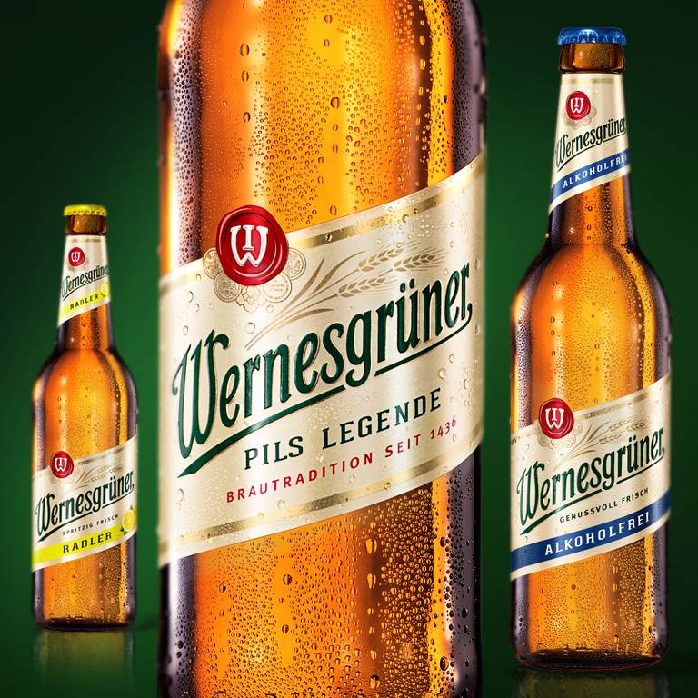 Thumbnail for Wernesgrüner Pils Brand Design Relaunch